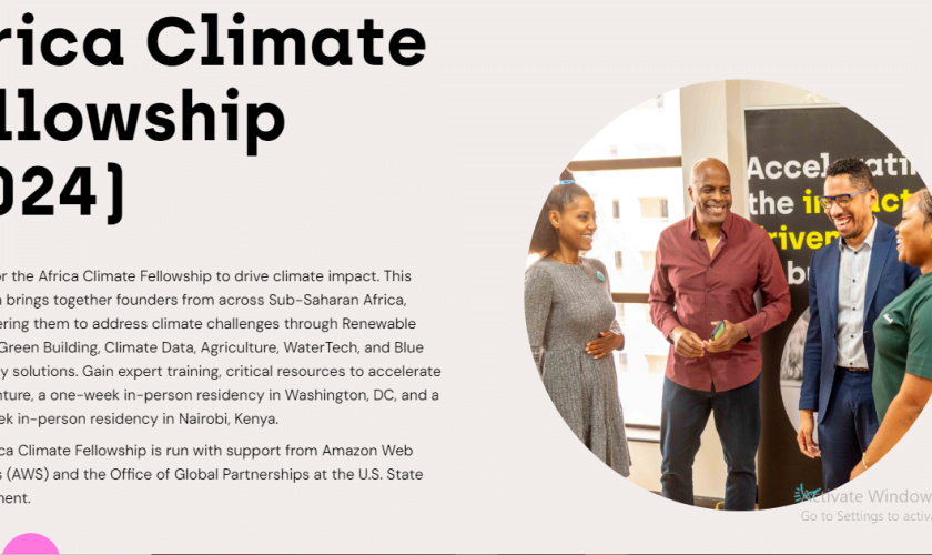 Halcyon Africa Climate Fellowship
