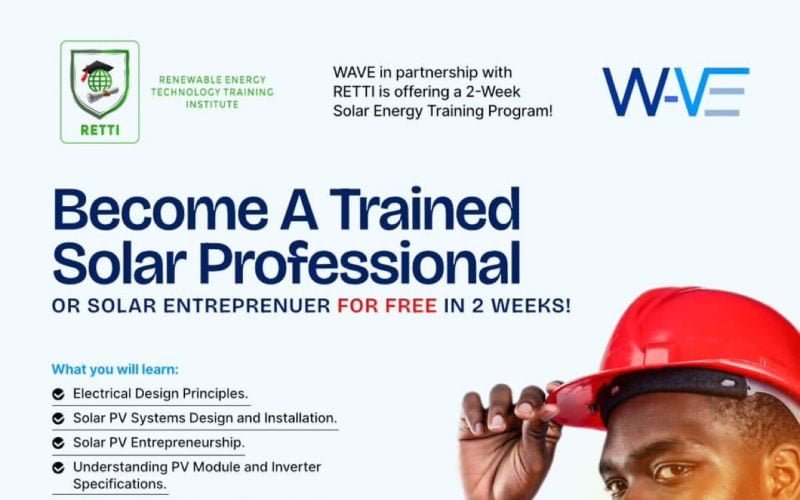 RETTI X WAVE Solar Training Program
