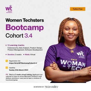 Women Techsters Bootcamp Cohort