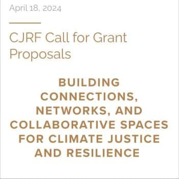 Climate Justice Resilience Fund