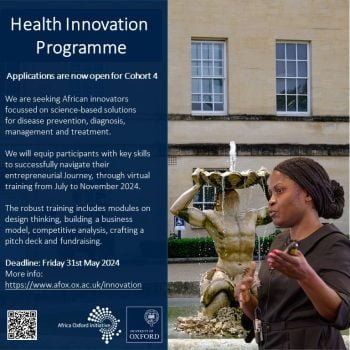 Africa Oxford Health Innovation and Entrepreneurship Scheme