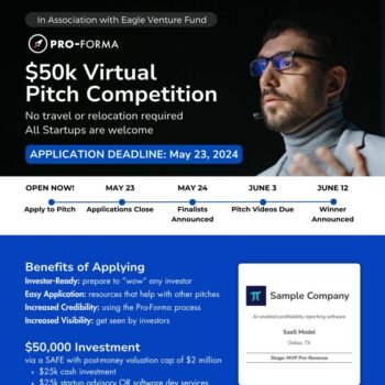 Pro-Forma Virtual Pitch Competition