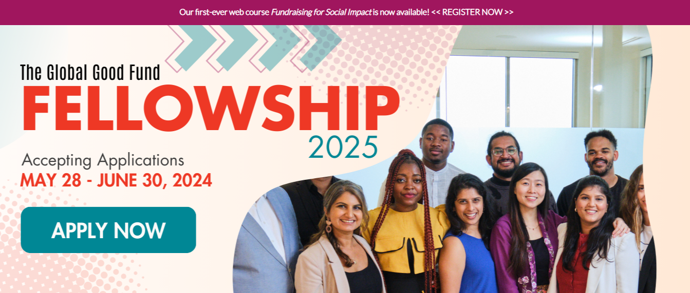 Global Good Fund 2025 Fellowships For Young Social Entrepreneurs (Up to ...