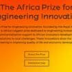Africa Prize for Engineering Innovation