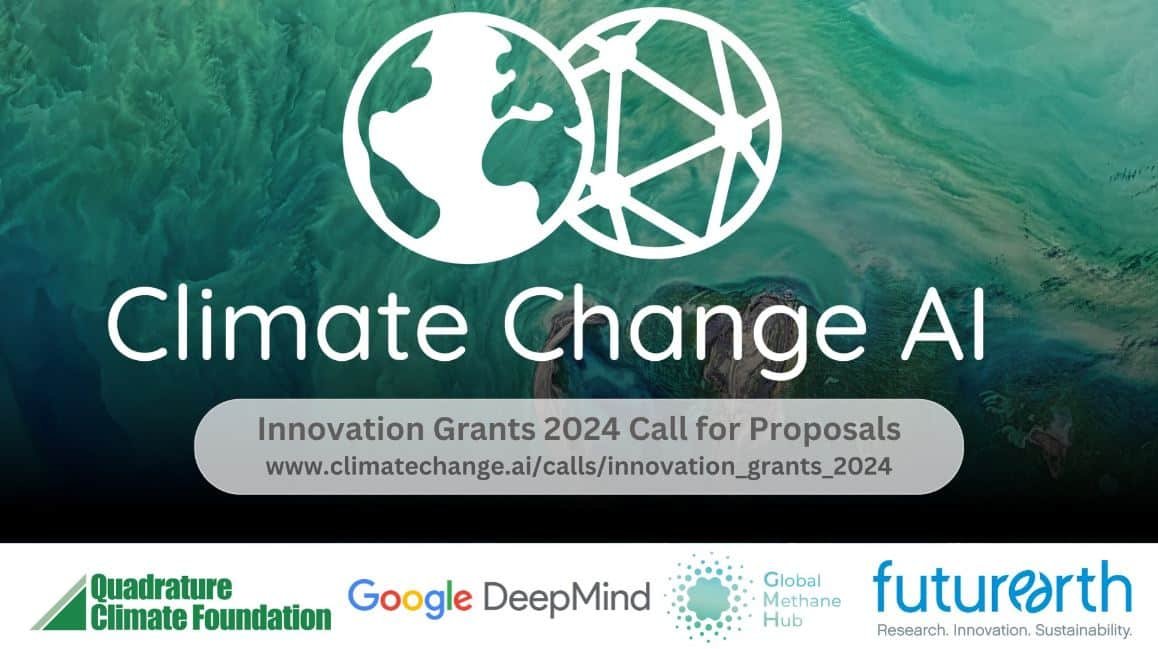 Climate Change AI Innovation Grants 2024