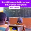 Spencer Foundation Small Research Grants on Education Program