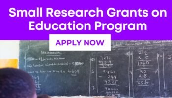 Spencer Foundation Small Research Grants on Education Program