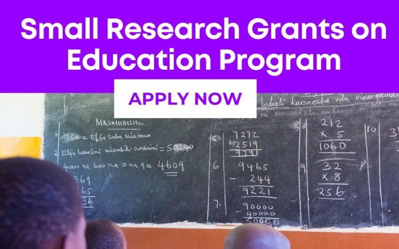 Spencer Foundation Small Research Grants on Education Program