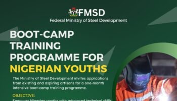 Federal Ministry of Steel Bootcamp Training Program