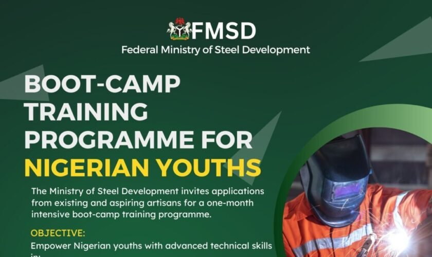 Federal Ministry of Steel Bootcamp Training Program