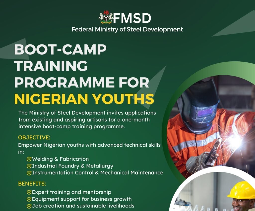 Federal Ministry of Steel Bootcamp Training Program