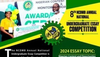 NCDMB National Undergraduate Essay Competition