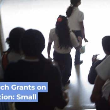 Spencer Foundation Small Research Grants