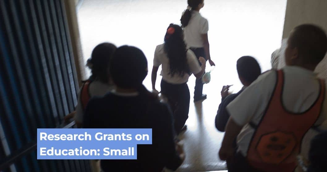 Spencer Foundation Small Research Grants