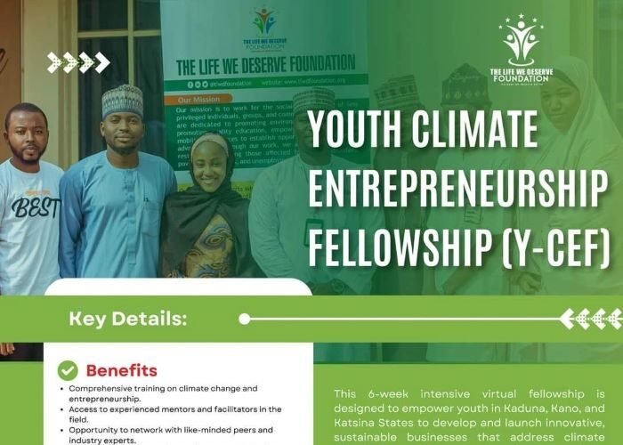 Youth Climate Entrepreneurship Fellowship