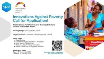 Innovations Against Poverty (IAP) Challenge Fund