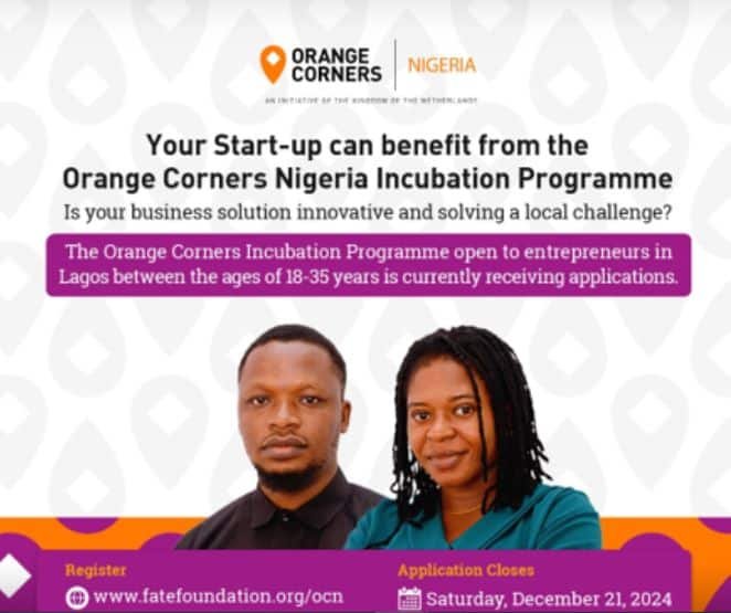 Orange Corners Nigeria Incubation Programme
