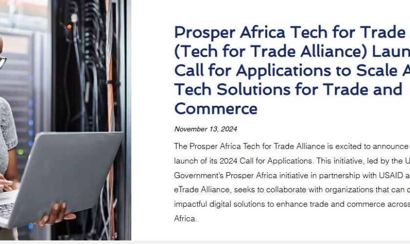 Prosper Africa Tech for Trade Alliance