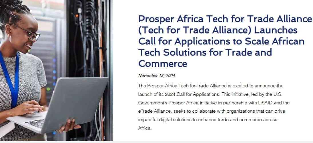 Prosper Africa Tech for Trade Alliance