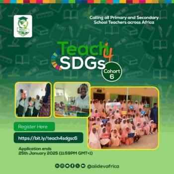 AIIDEV Africa Teach4SDGs Program