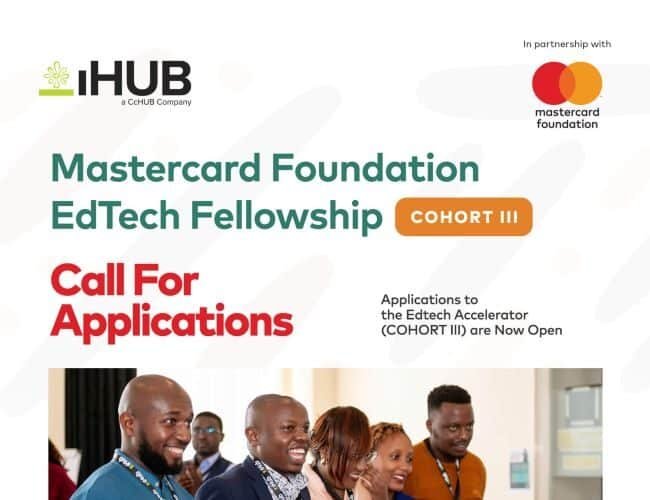 Mastercard Foundation Edtech Fellowship