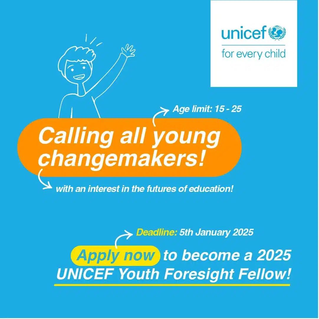 UNICEF Youth Foresight Fellowship