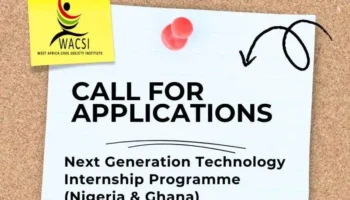 WACSI Next Generation Technology Internship Programme