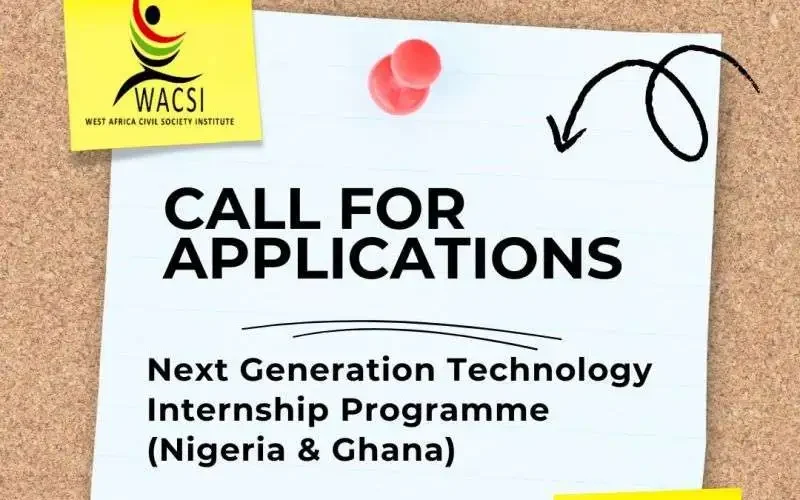 WACSI Next Generation Technology Internship Programme