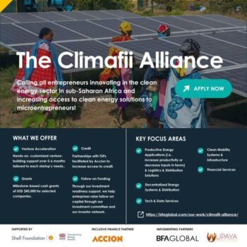 Climate and Finance Innovations (ClimaFii) Alliance