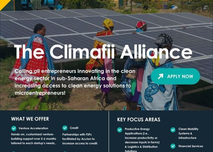 Climate and Finance Innovations (ClimaFii) Alliance