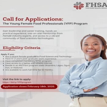 Young Female Food Professional (YFP) Program