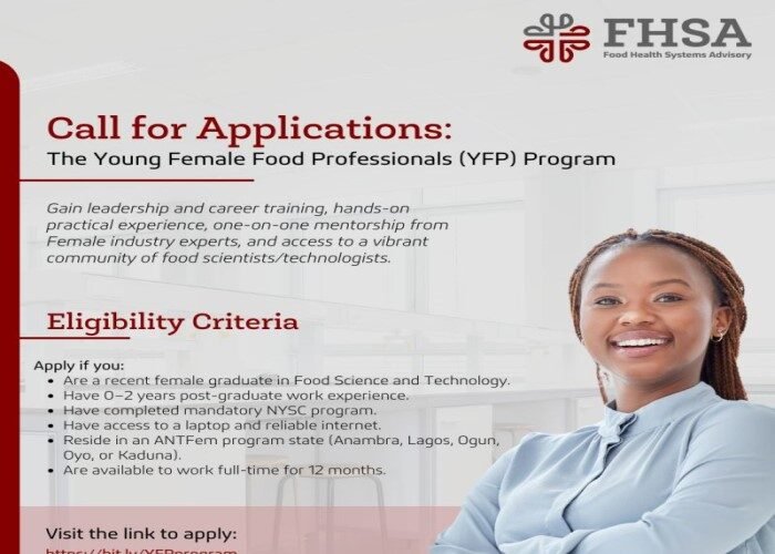 Young Female Food Professional (YFP) Program
