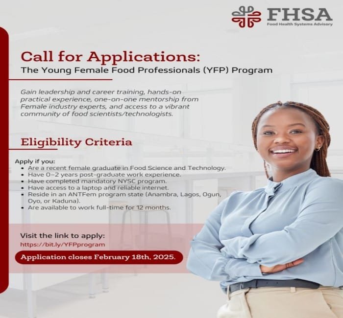 Young Female Food Professional (YFP) Program