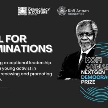 Kofi Annan NextGen Democracy Prize