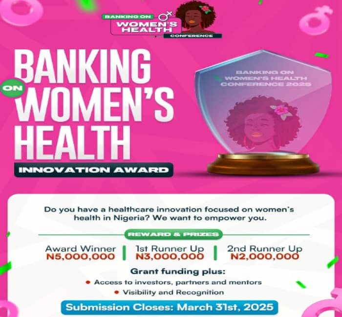 Banking on Women's Health Innovation Award