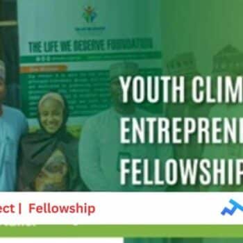 Youth Climate Entrepreneurship Fellowship (Y-CEF)