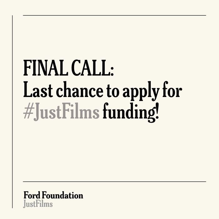 Ford Foundation JustFilms Grants