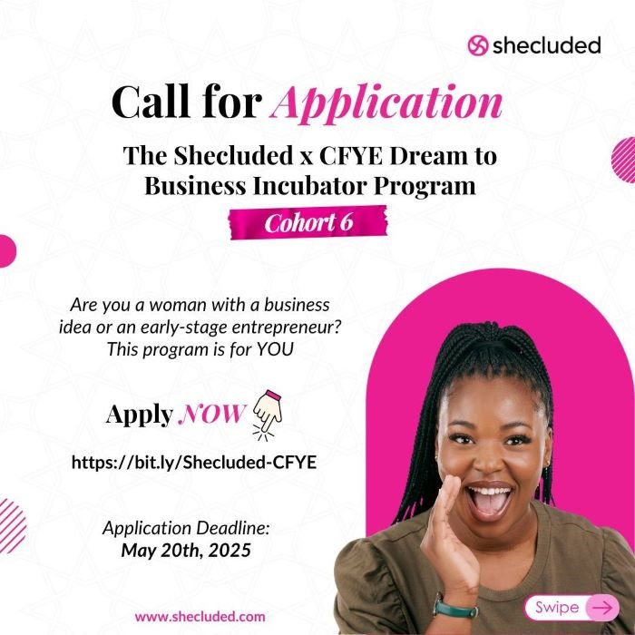 Shecluded x CFYE Dream to Business Incubator