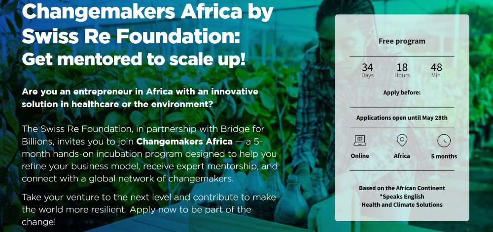 Swiss Re Foundation Changemakers Africa