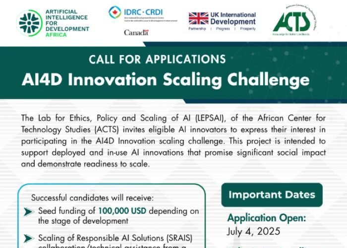 AI4D Innovation Scaling Challenge