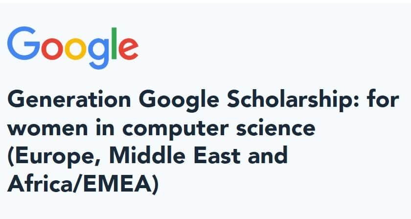 Generation Google Scholarship