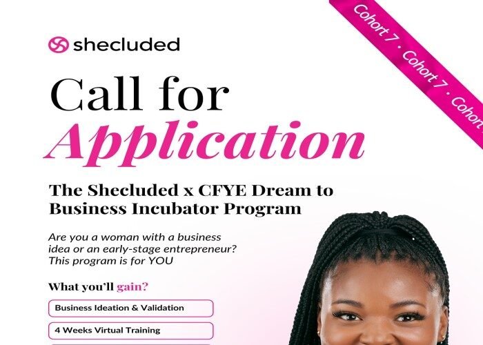 Shecluded × CFYE Dream to Business Incubator Program 