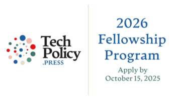 Tech Policy Press Remote Fellowship