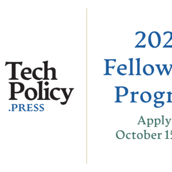 Tech Policy Press Remote Fellowship