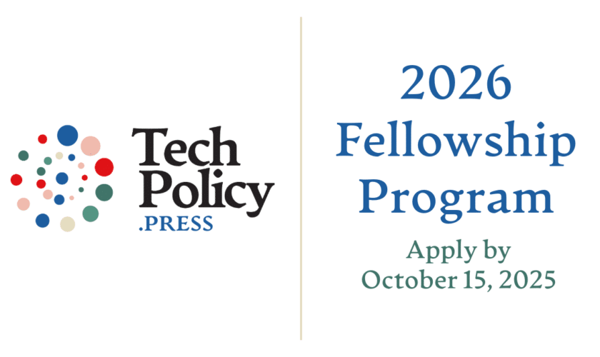 Tech Policy Press Remote Fellowship