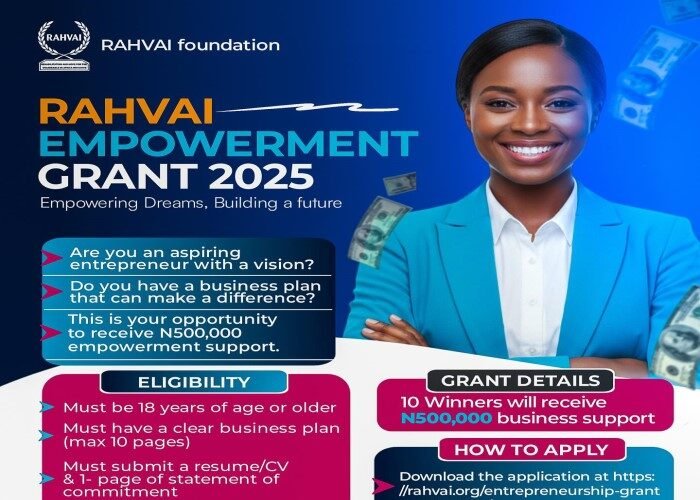 RAHVAI Entrepreneurship Empowerment Grant