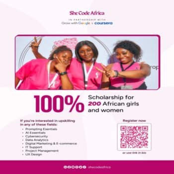 She Code Africa x Grow with Google Scholarship