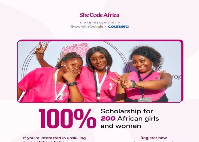 She Code Africa x Grow with Google Scholarship