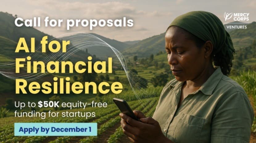 Mercy Corps Ventures AI for Financial Resilience Initiative