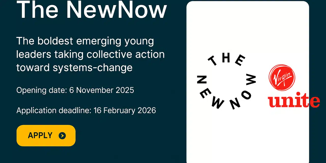 One Young World NewNow programme